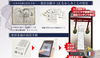 ＡＲむかしみくじ｜古文のおみくじを最新ＡＲ技術で多言語化