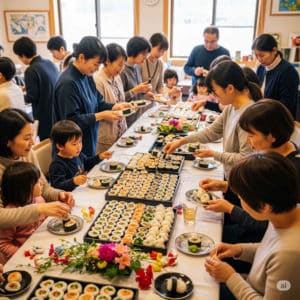 北海道のお正月の画像（AI生成）